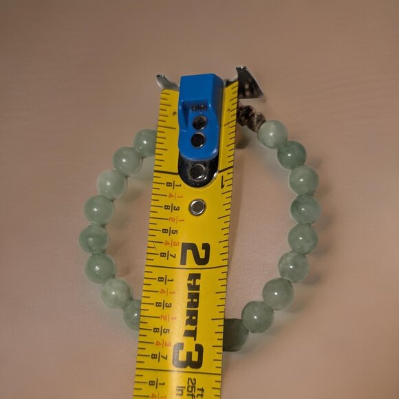 Aventurine Vintage Semi-stretch Green Bracelet Set (2) - Picture 4 of 8